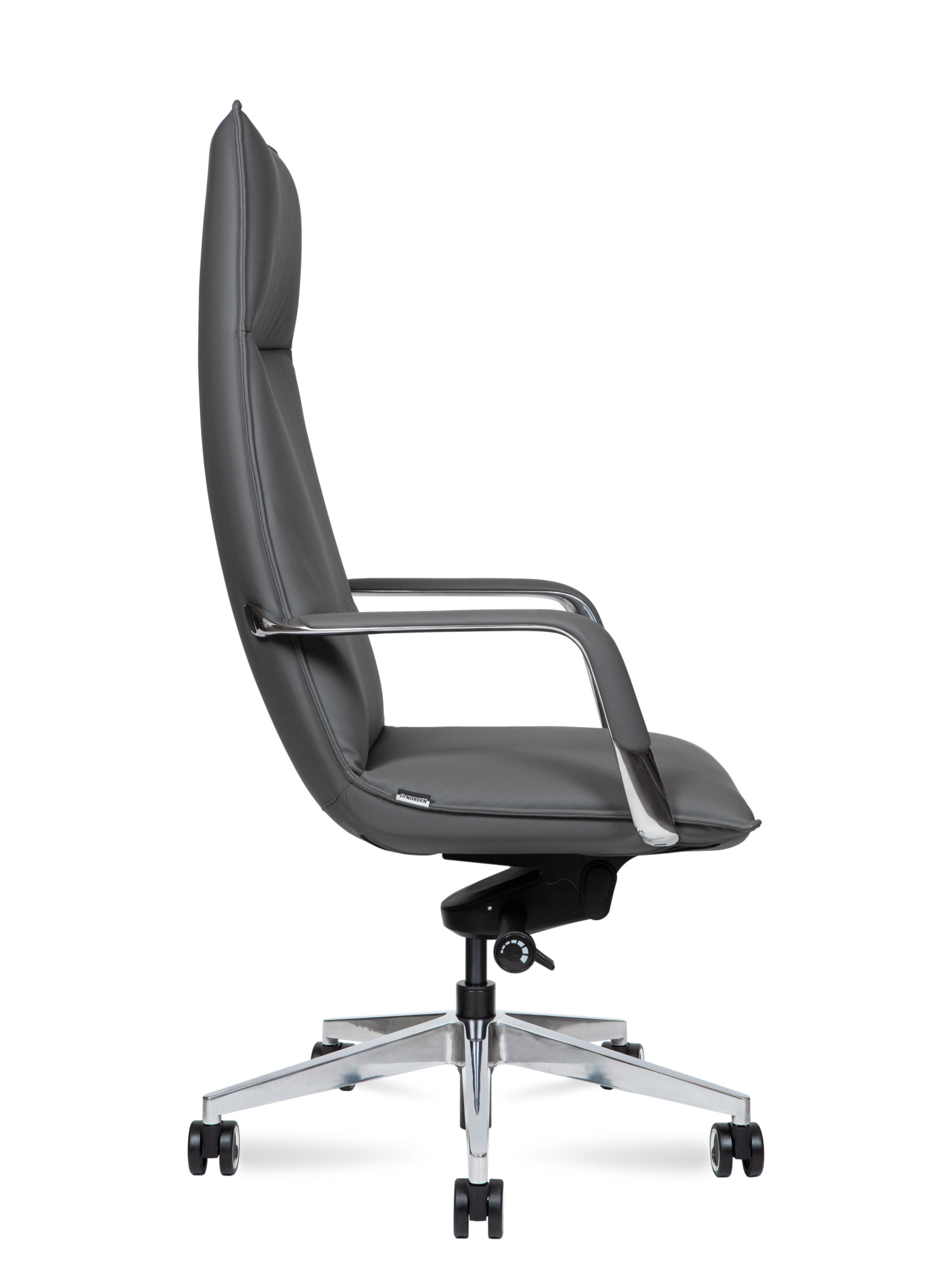 Изображение кресло norden parker серая экокожа